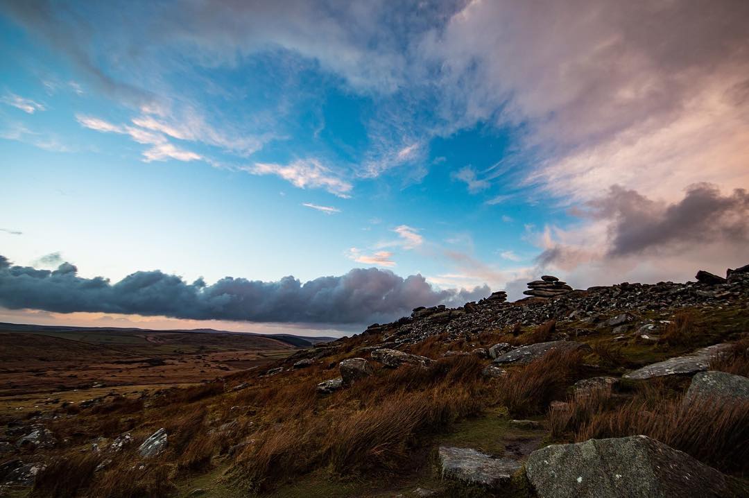 Yesterday evening, Cheesewring, Cornwall. #sky #clouds #landscape #photo #photography #cornwall #england #greatbritain
