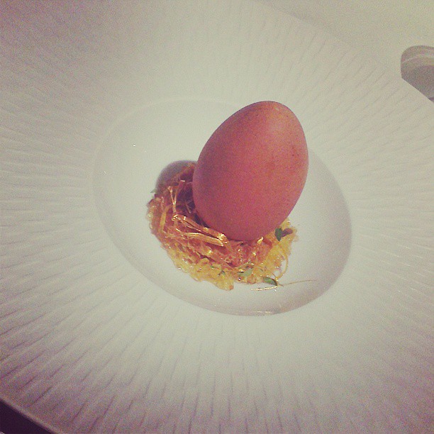 Heston Blumenthal's amazing chocolate egg.