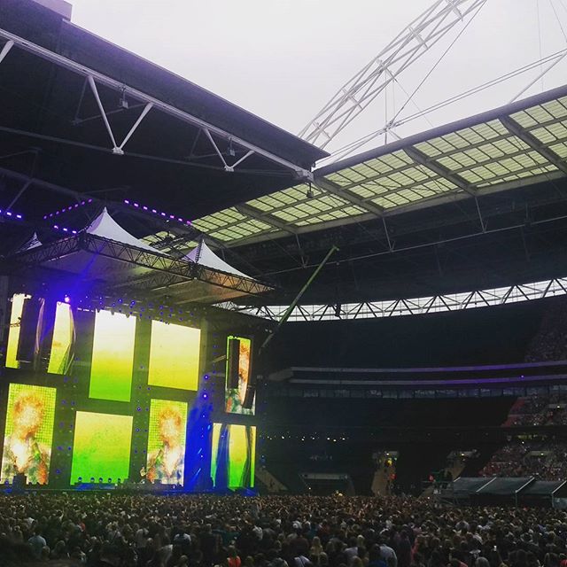 Ed Sheeran at Wembley.