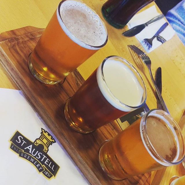 So, with such bad weather today, we've found a brewery for the afternoon...