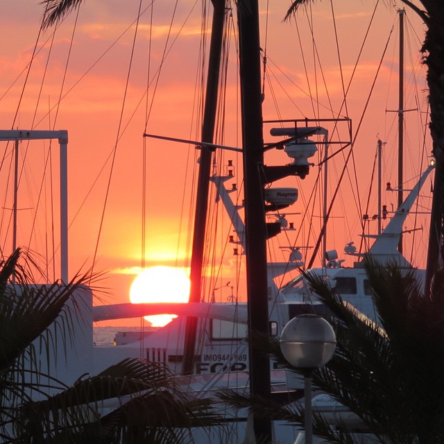 Sunday's sunset on Formentera.