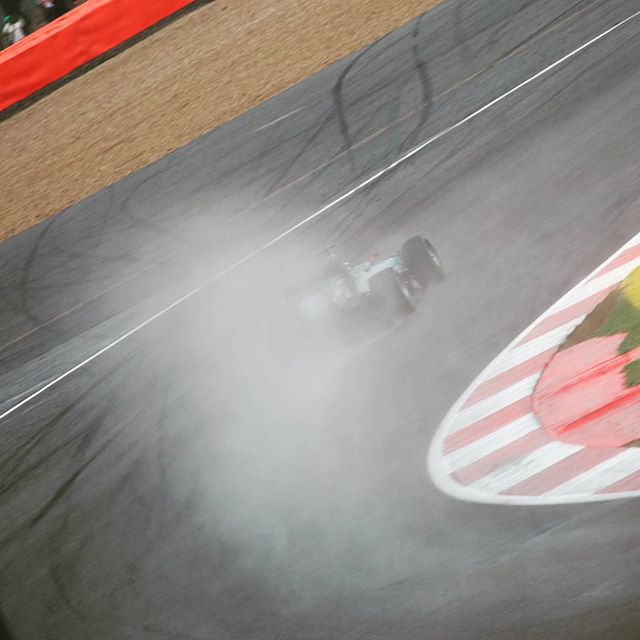 Despite the rain (or maybe that should be thanks to...) @lewishamilton won at @silverstonecircuit.