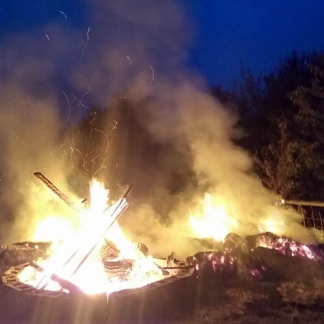 On fire at Ed & Nic's wedding...