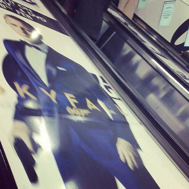 Nice Skyfall dominance at BOND St station.